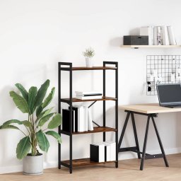 Biblioteca Stejar afumat 60 x 30 x 118 cm Lemn compozit GartenMobel Dekor