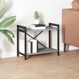 Biblioteca sonoma gri 60 x 30 x 48.5 cm Lemn compozit GartenMobel Dekor