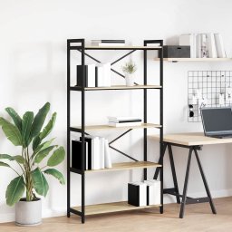 Biblioteca Stejar sonoma 80 x 30 x 153 cm Lemn compozit GartenMobel Dekor