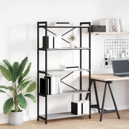 Biblioteca sonoma gri 80 x 30 x 153 cm Lemn compozit GartenMobel Dekor