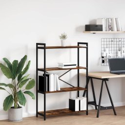 Biblioteca Stejar afumat 80 x 30 x 118 cm Lemn compozit GartenMobel Dekor