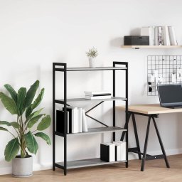 Biblioteca sonoma gri 80 x 30 x 118 cm Lemn compozit GartenMobel Dekor