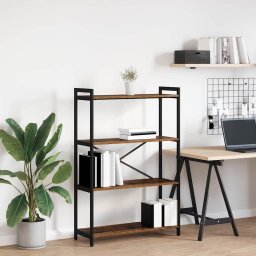 Biblioteca Lemn vechi 80 x 30 x 118 cm Lemn compozit GartenMobel Dekor