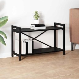 Biblioteca Stejar negru 80 x 30 x 48.5 cm Lemn compozit GartenMobel Dekor