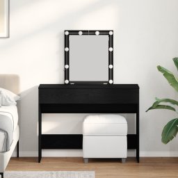 Masa de Toaleta Stejar negru 100 x 40 x 130 cm Lemn compozit GartenMobel Dekor