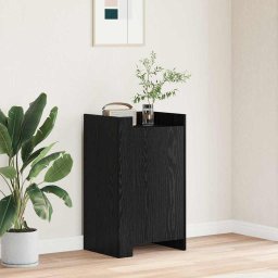 Bufet Stejar Negru 45 x 35 x 75 cm Lemn compozit GartenMobel Dekor