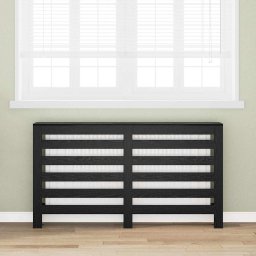 Capac pentru radiator Stejar Negru 149 x 20 x 82 cm GartenMobel Dekor