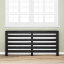 Capac pentru radiator Stejar Negru 175 x 20 x 82 cm GartenMobel Dekor