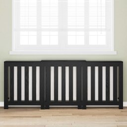 Capac pentru radiator Stejar Negru 205 x 21.5 x 83.5 cm GartenMobel Dekor