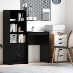 Birou Altele Stejar negru 60 x 40 x 76 cm Lemn compozit GartenMobel Dekor