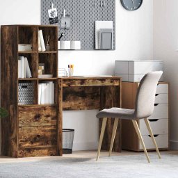 Birou Stejar afumat 70 x 40 x 76 cm Lemn compozit GartenMobel Dekor