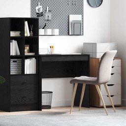 Birou Altele Stejar negru 80 x 40 x 76 cm Lemn compozit GartenMobel Dekor