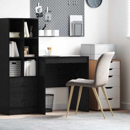 Birou Stejar negru 70 x 50 x 76 cm Lemn compozit GartenMobel Dekor