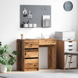 Birou cu sertar Lemn vechi 90 x 37.5 x 75 cm Lemn compozit GartenMobel Dekor