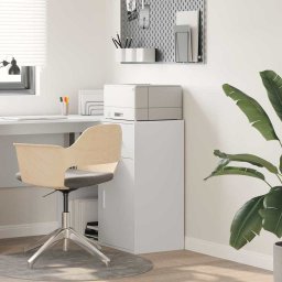 Bufet cu sertar Alb 38 x 34.5 x 75 cm Lemn compozit GartenMobel Dekor