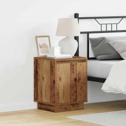 Dulap de noapte cu Lemn Vechi 39 x 34.5 x 50 cm Lemn compozit GartenMobel Dekor