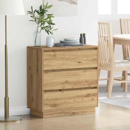 Dulap de noapte cu sertar cu stejar artizanal 71 x 34.5 x 75 cm GartenMobel Dekor