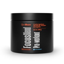 GymBeam Focus Blend Pre-workout 300 g blue raspberry
