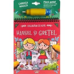 Coloram cu apa. Hansel si Gretel