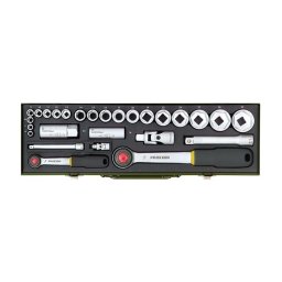 Trusa chei tubulare 1/4"" si 1/2"", Proxxon 23020, 27 buc