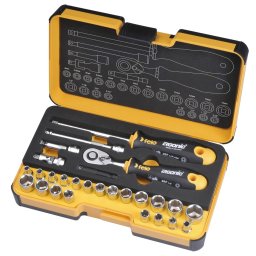 Trusa chei tubulare si accesorii Felo R-GO, 1/4"", 27 piese