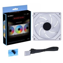 LIAN LI UNI FAN SL-INF 140mm inversa giruetă alb