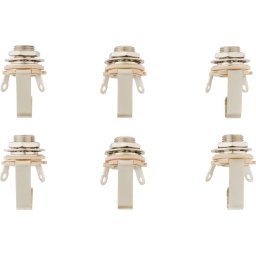 Fender 1-4 2-Conductor Guitar Output Jack (6-pack)