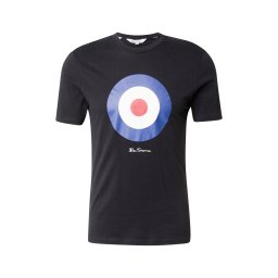 Ben Sherman Tricou 'Signature Target' albastru / roșu / negru / alb