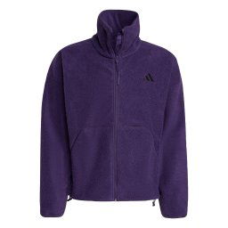 ADIDAS SPORTSWEAR Jachetă fleece funcțională 'City Tech High Pile Fleece Full-Zip' mov prună