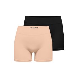 ONLY Leggings 'ONLVICKY' culoarea pielii / negru