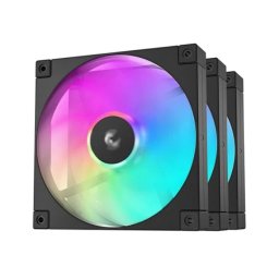 DeepCool Cooler 14cm - FD14 ARGB (3în1) (25.6dB; max. 144.09 m3/h; conector cu 3 pini; rulment hidraulic, pentru răcirea carcasei, PWM)