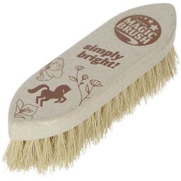 MagicBrush perie pentru coamă cu model de nufăr (18 x 5 cm | Lungimea perilor: 4 cm)