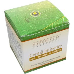 Crema de Fata pentru Intinerire cu Aur Smirna si Tamaie 40ml Hypericum Impex