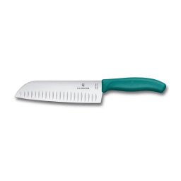 Victorinox - Cuțit de bucătărie Santoku SWISS CLASSIC, 17 cm, turcoaz