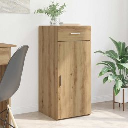 Bufet cu sertar Stejar negru 42.5 x 40 x 93 cm Lemn compozit GartenMobel Dekor