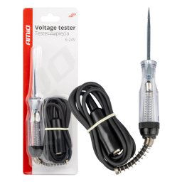 Tester de tensiune auto cu clema de crocodil 6-24V, AMIO AutoDrive ProParts