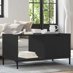 Masa de cafea Negru 90 x 49 x 46 cm Lemn compozit GartenMobel Dekor