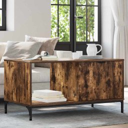 Masa de cafea Stejar afumat 90 x 49 x 46 cm Lemn compozit GartenMobel Dekor