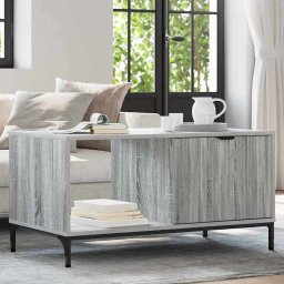 Masa de cafea sonoma gri 90 x 49 x 46 cm Lemn compozit GartenMobel Dekor