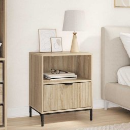 Noptiera cu sertar Stejar sonoma 49 x 36 x 61 cm Lemn compozit GartenMobel Dekor