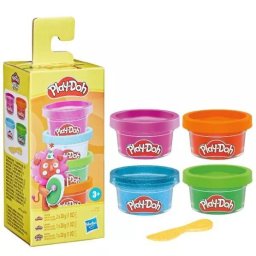 Play-Doh: Set mini variat - 4 bucăți, diverse culori