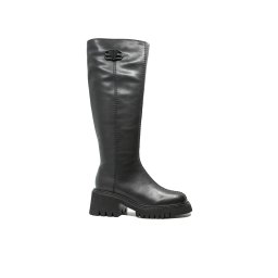 Cizme damă înalte Anna Viotti negre din piele naturală GOR6037-37 EU