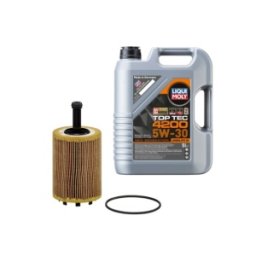 Pachet Revizie Audi A2 2000-2005 Diesel Ulei Liqui Moly TopTec 4200 5W30 5L si Filtru Ulei Mann