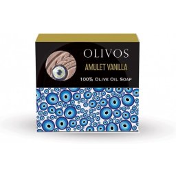 Sapun Amuleta norocoasa - Ochiul Magic - cu vanilie si ulei de masline, efect anti-imbatranire, Olivos, 100 g