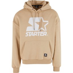 Starter Black Label Bluză de molton nisipiu / alb