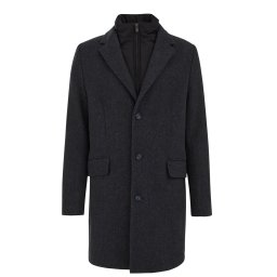 WE Fashion Palton de primăvară-toamnă albastru închis