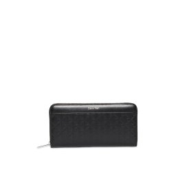 Calvin Klein Portofel negru / argintiu