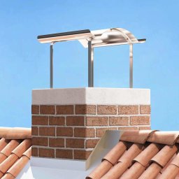 Capac pentru Semineu Argintiu 59.5 x 50 x 36.5 cm GartenMobel Dekor