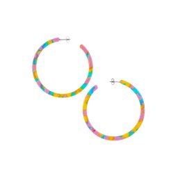 Fräulein Wunder Cercei 'Anne' albastru aqua / galben / auriu / roz