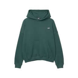 Pull&Bear Bluză de molton 'STWD' verde pin / alb
